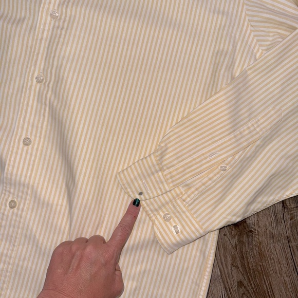 Brooks Brothers • Yellow Stripe Button Down - Picture 6 of 9